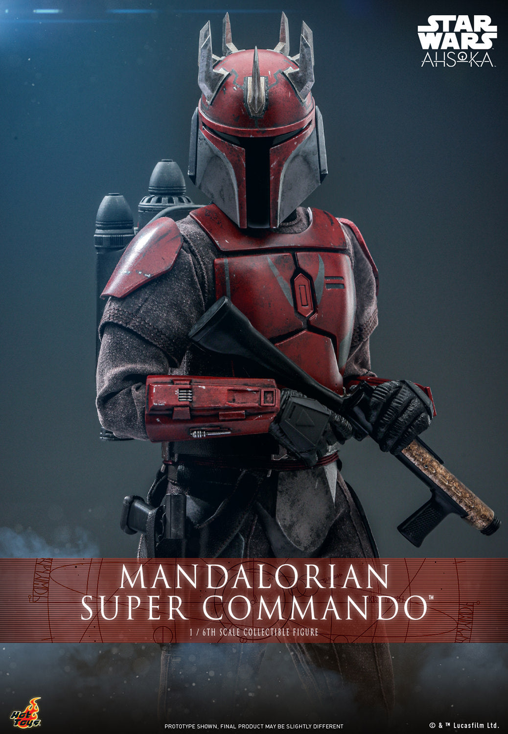 Pre-Order - Star Wars: Ahsoka TMS127 Mandalorian Super Commando 1/6th Scale Collectible Figure