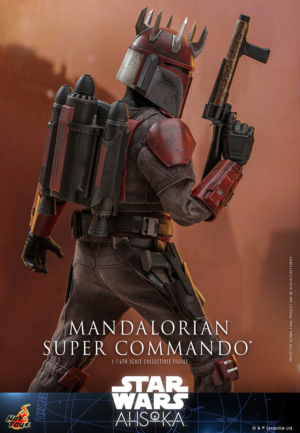 Pre-Order - Star Wars: Ahsoka TMS127 Mandalorian Super Commando 1/6th Scale Collectible Figure