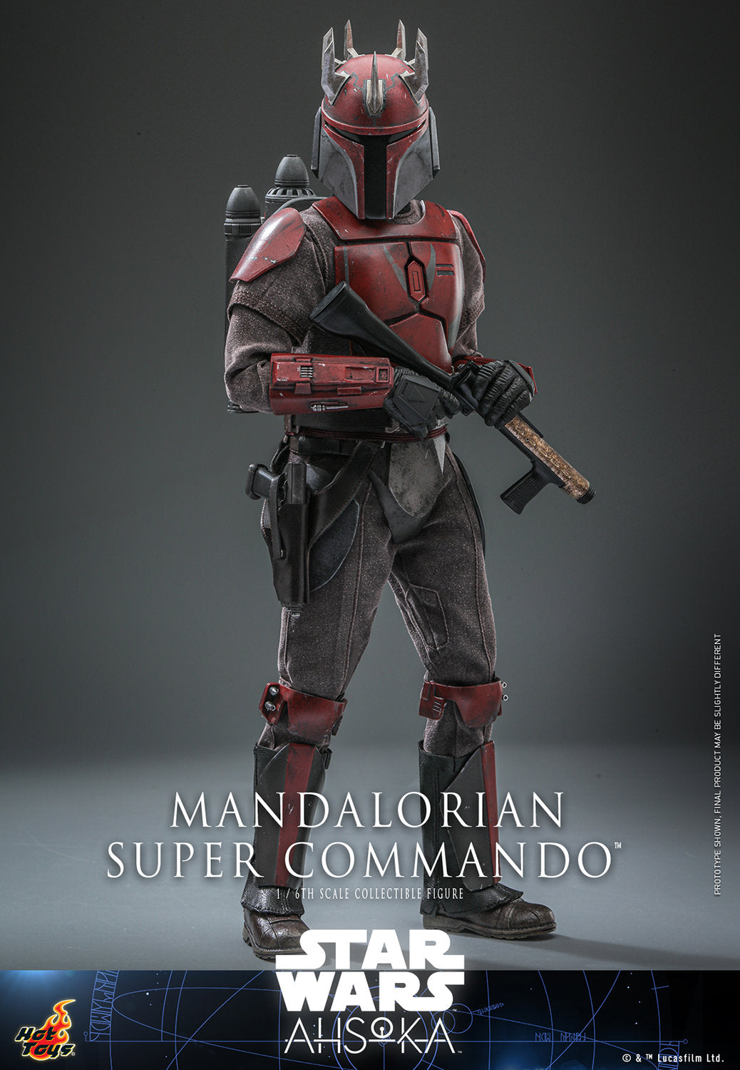 Pre-Order - Star Wars: Ahsoka TMS127 Mandalorian Super Commando 1/6th Scale Collectible Figure