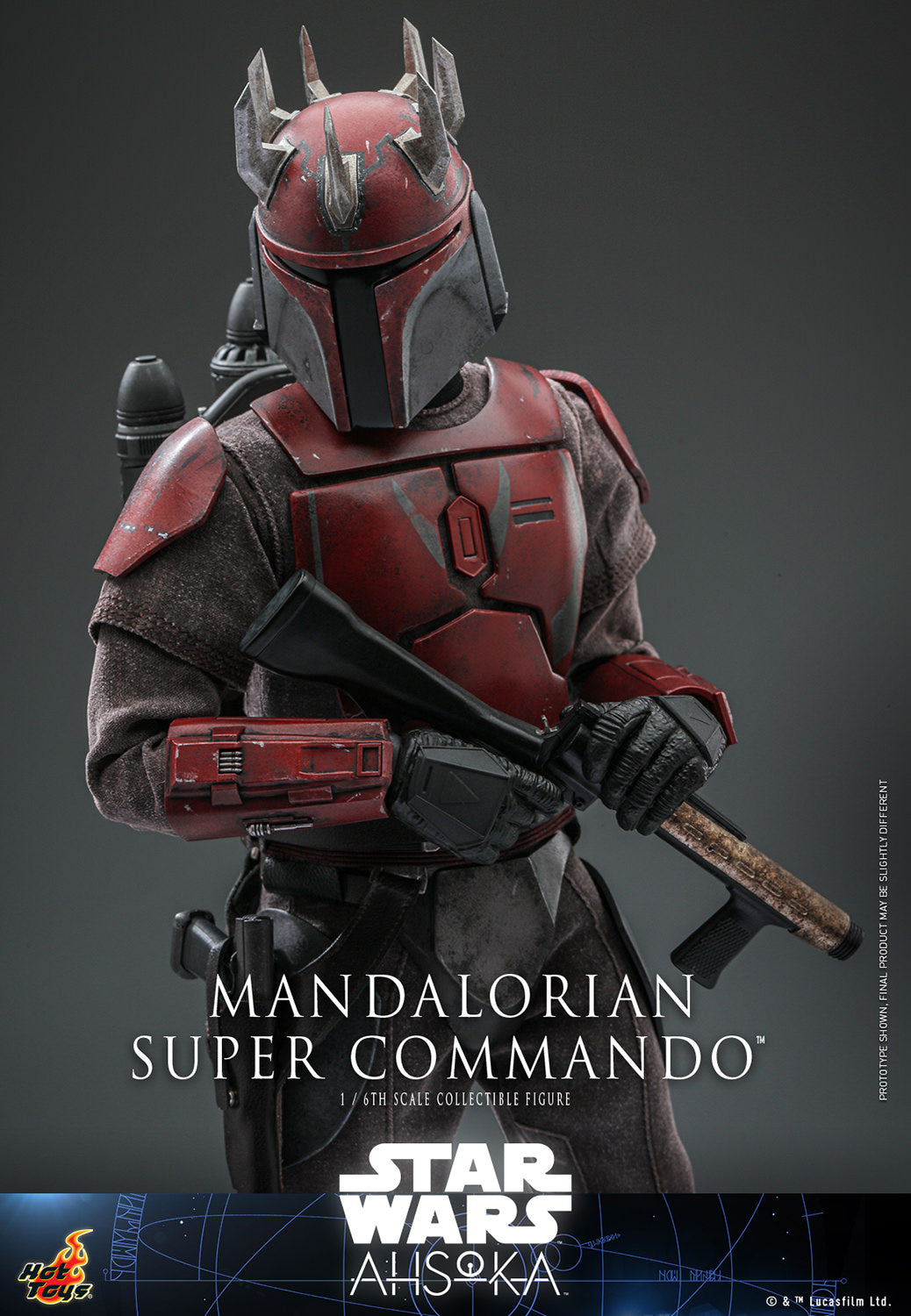Pre-Order - Star Wars: Ahsoka TMS127 Mandalorian Super Commando 1/6th Scale Collectible Figure