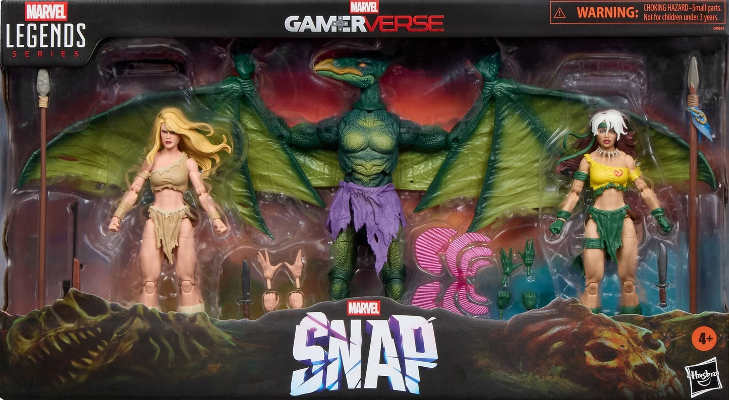 Marvel's Legends Series Gameverse Savage Land 3-pack Exclusive SDCC 2025