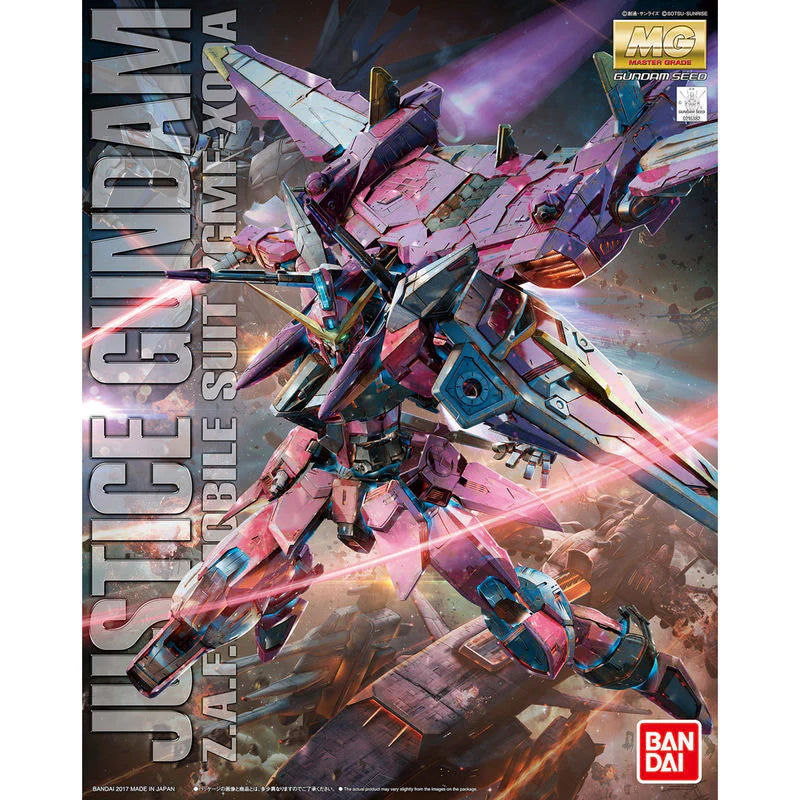 Mobile Suit Gundam SEED MG Justice Gundam 1/100 Scale Model Kit