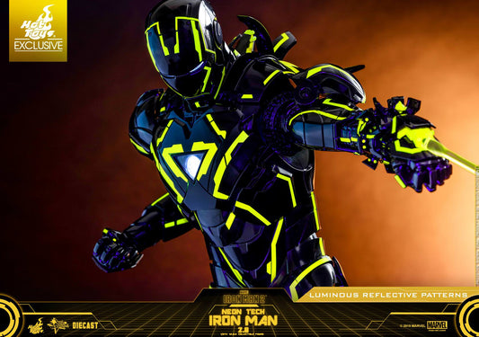 Iron Man 2 MMS523D29 Neon Tech Iron Man 2.0 1/6th Scale Exclusive Collectible Figure