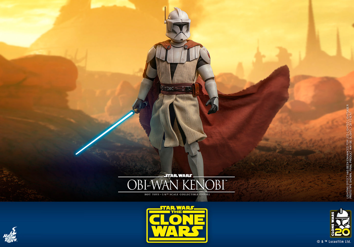 Star Wars: The Clone Wars TMS095 Obi-Wan Kenobi 1/6th Scale Figure