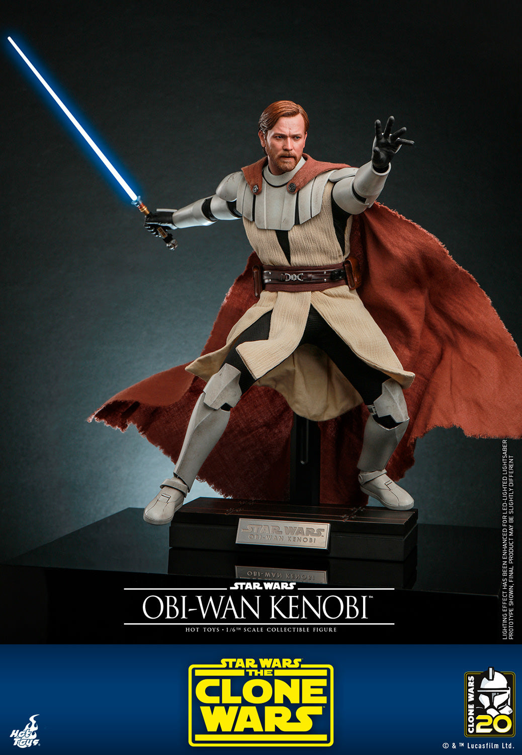 Star Wars: The Clone Wars TMS095 Obi-Wan Kenobi 1/6th Scale Figure