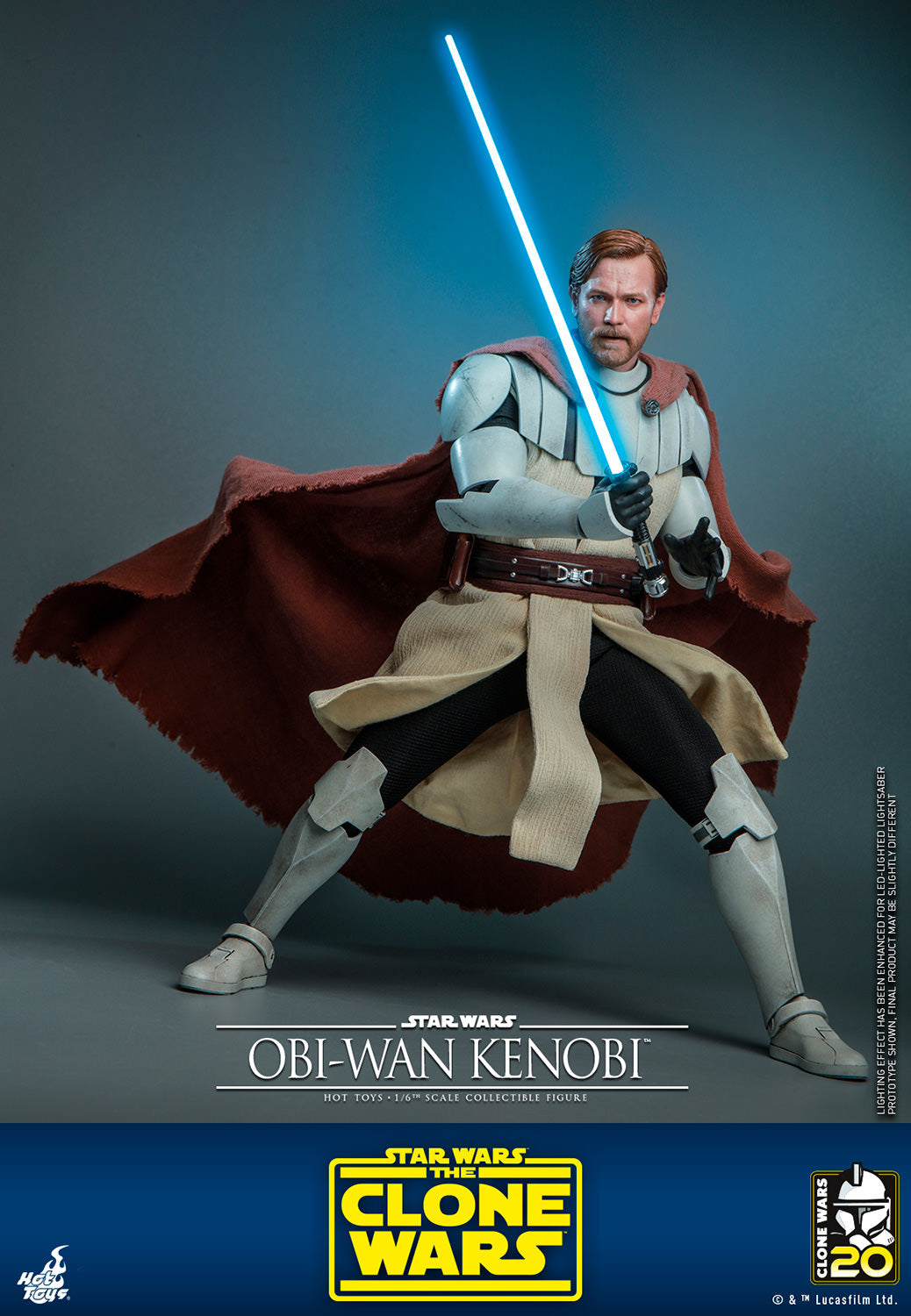 Star Wars: The Clone Wars TMS095 Obi-Wan Kenobi 1/6th Scale Figure