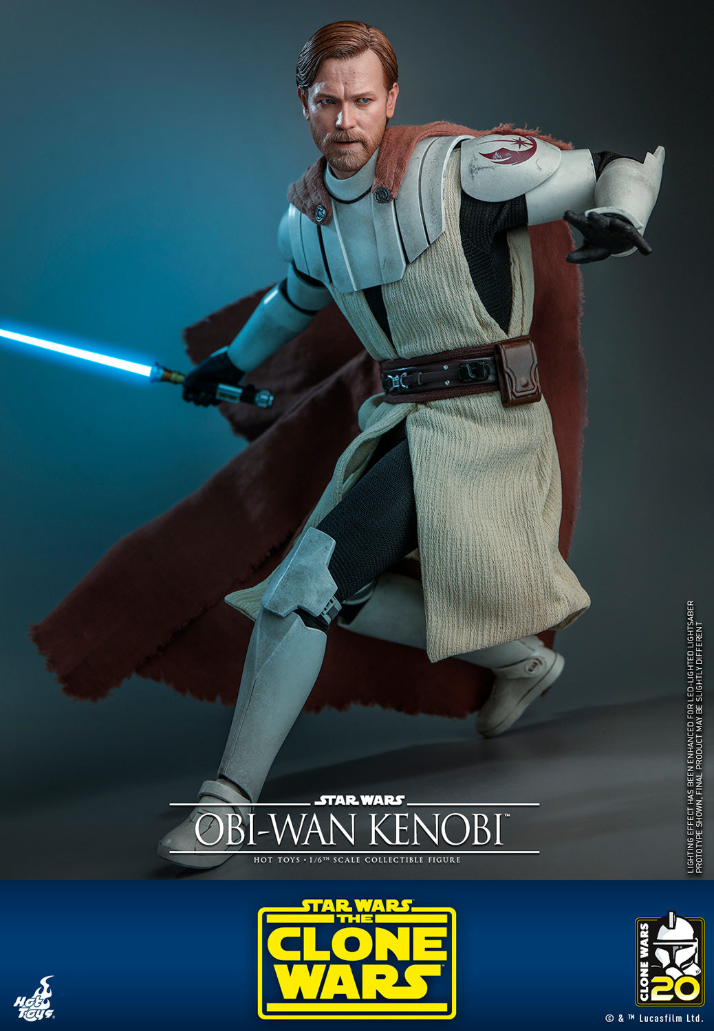 Star Wars: The Clone Wars TMS095 Obi-Wan Kenobi 1/6th Scale Figure