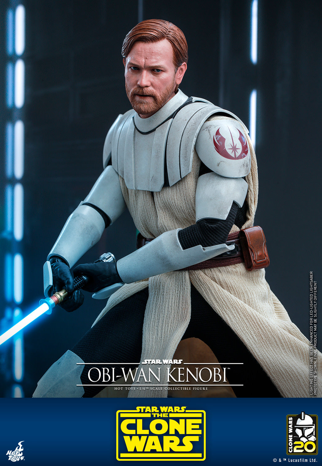 Star Wars: The Clone Wars TMS095 Obi-Wan Kenobi 1/6th Scale Figure