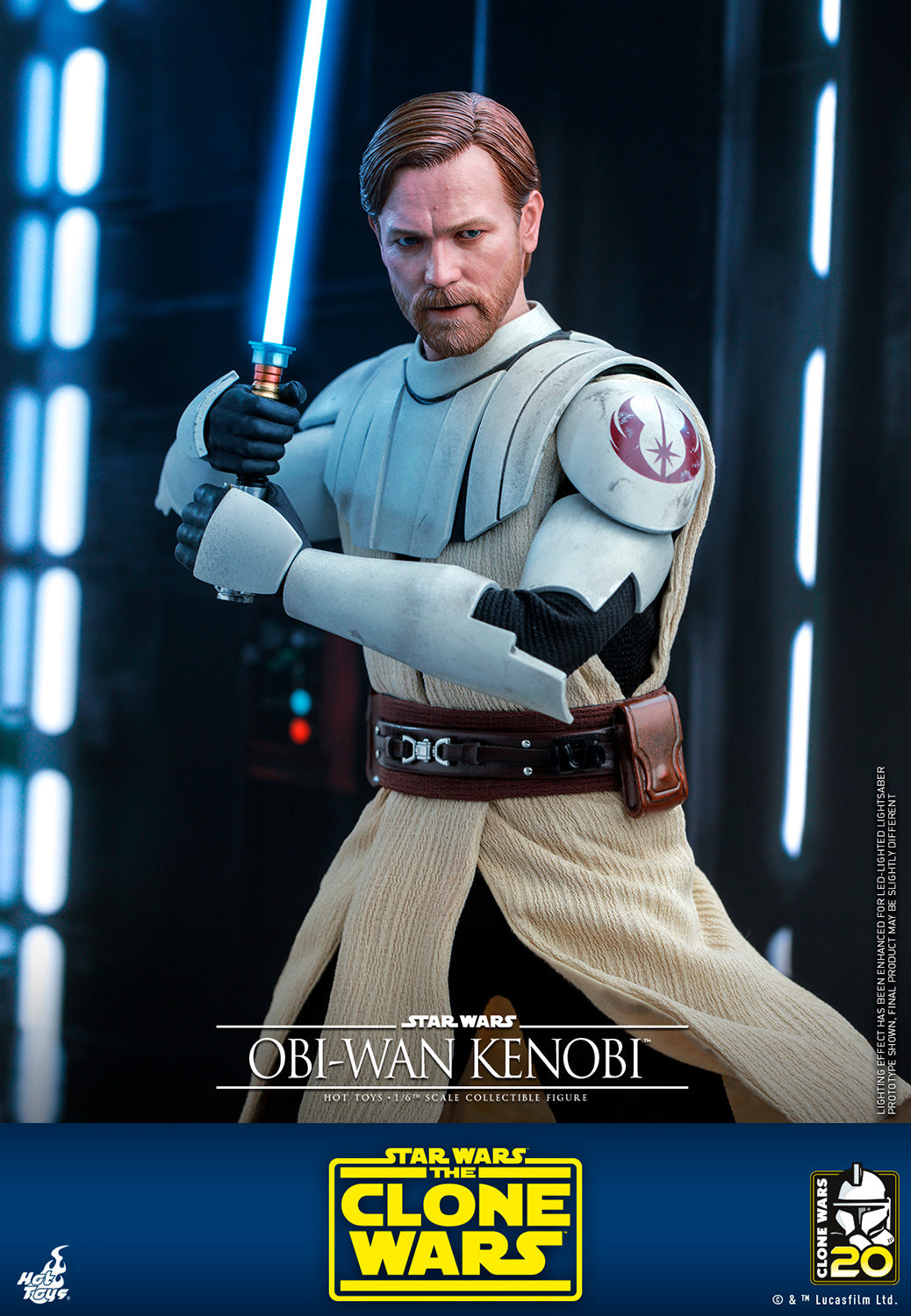 Star Wars: The Clone Wars TMS095 Obi-Wan Kenobi 1/6th Scale Figure