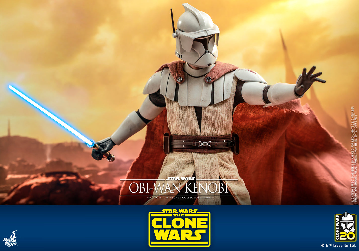 Star Wars: The Clone Wars TMS095 Obi-Wan Kenobi 1/6th Scale Figure