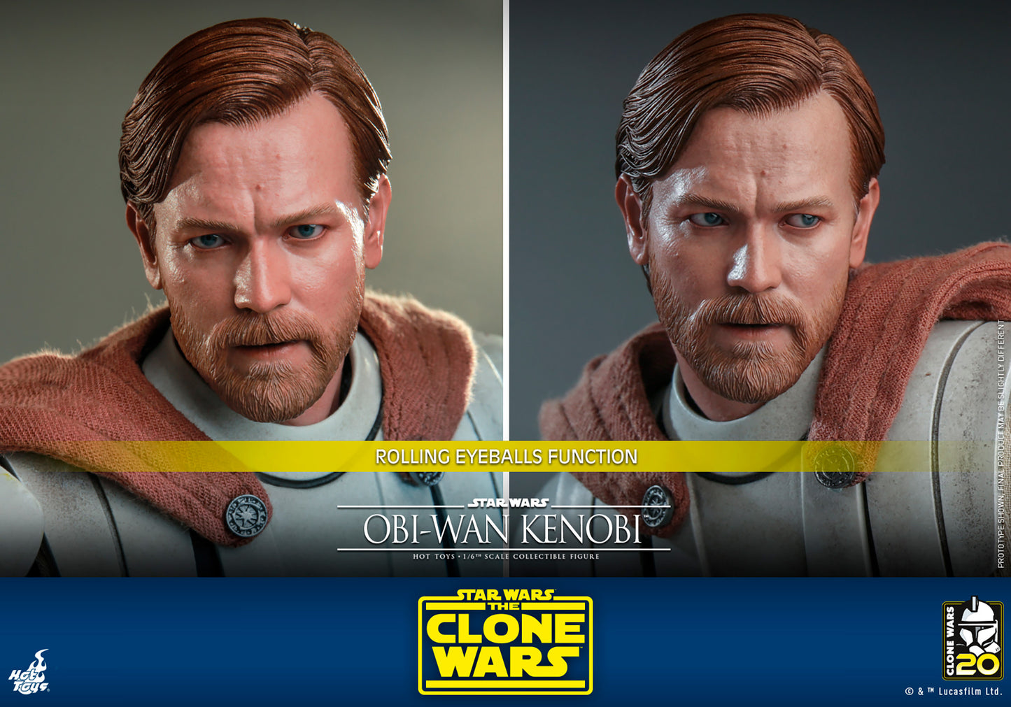Star Wars: The Clone Wars TMS095 Obi-Wan Kenobi 1/6th Scale Figure
