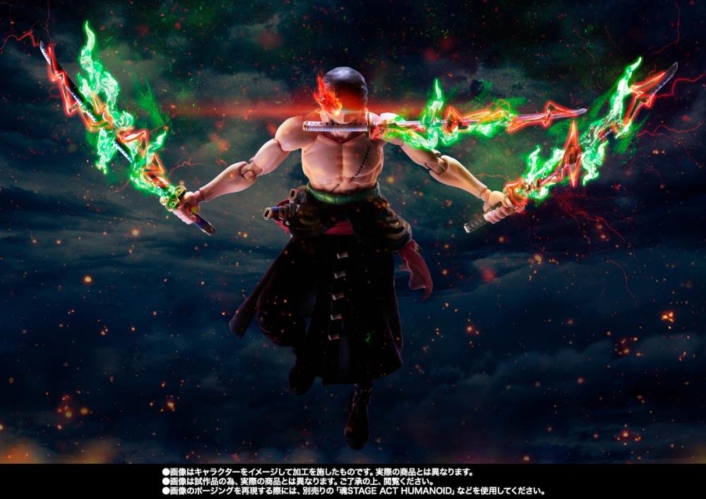 One Piece S.H.Figuarts Roronoa Zoro (The King of Hell) Exclusive Action Figure