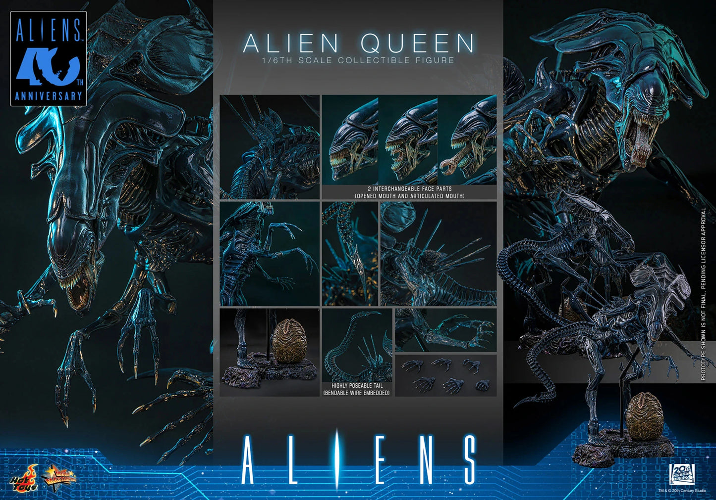 Pre-Order - Aliens MMS903 Alien Queen 1/6th Scale Collectible Figure