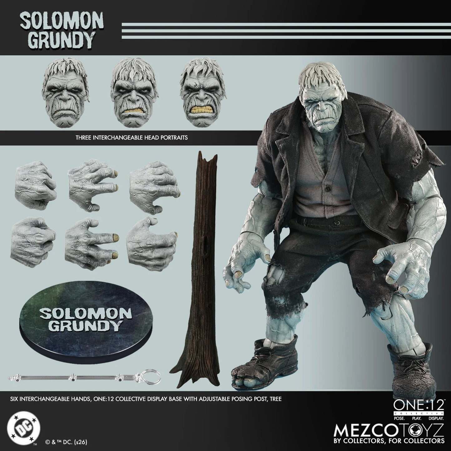 PRE-ORDER: DC Comics One:12 Collective Solomon Grundy Action Figure