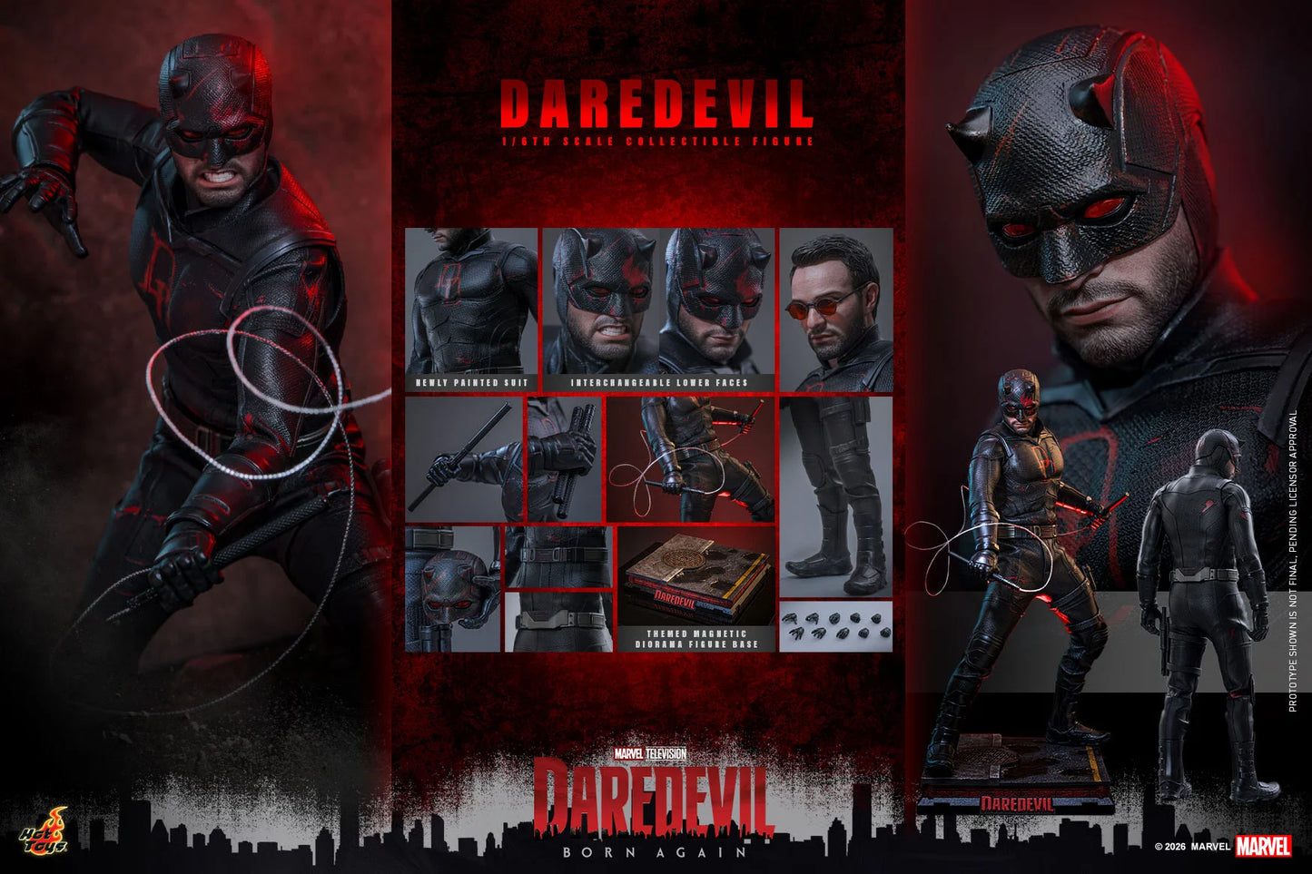 Pre-Order - Daredevil: Born Again TMS186 Daredevil (Season 2) 1/6th Scale Collectible Figure