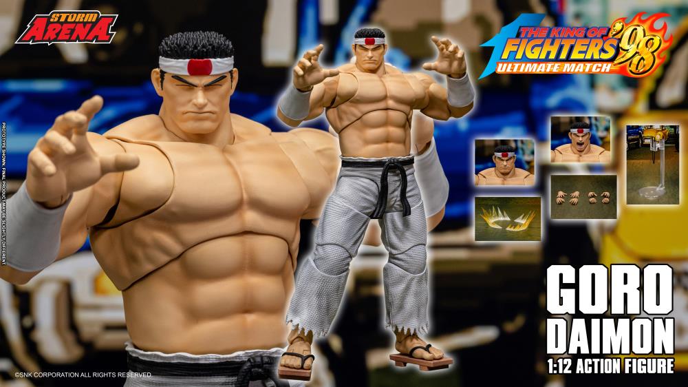 The King of Fighters '98 Ultimate Match Storm Arena Goro Daimon 1/12 Scale Action Figure