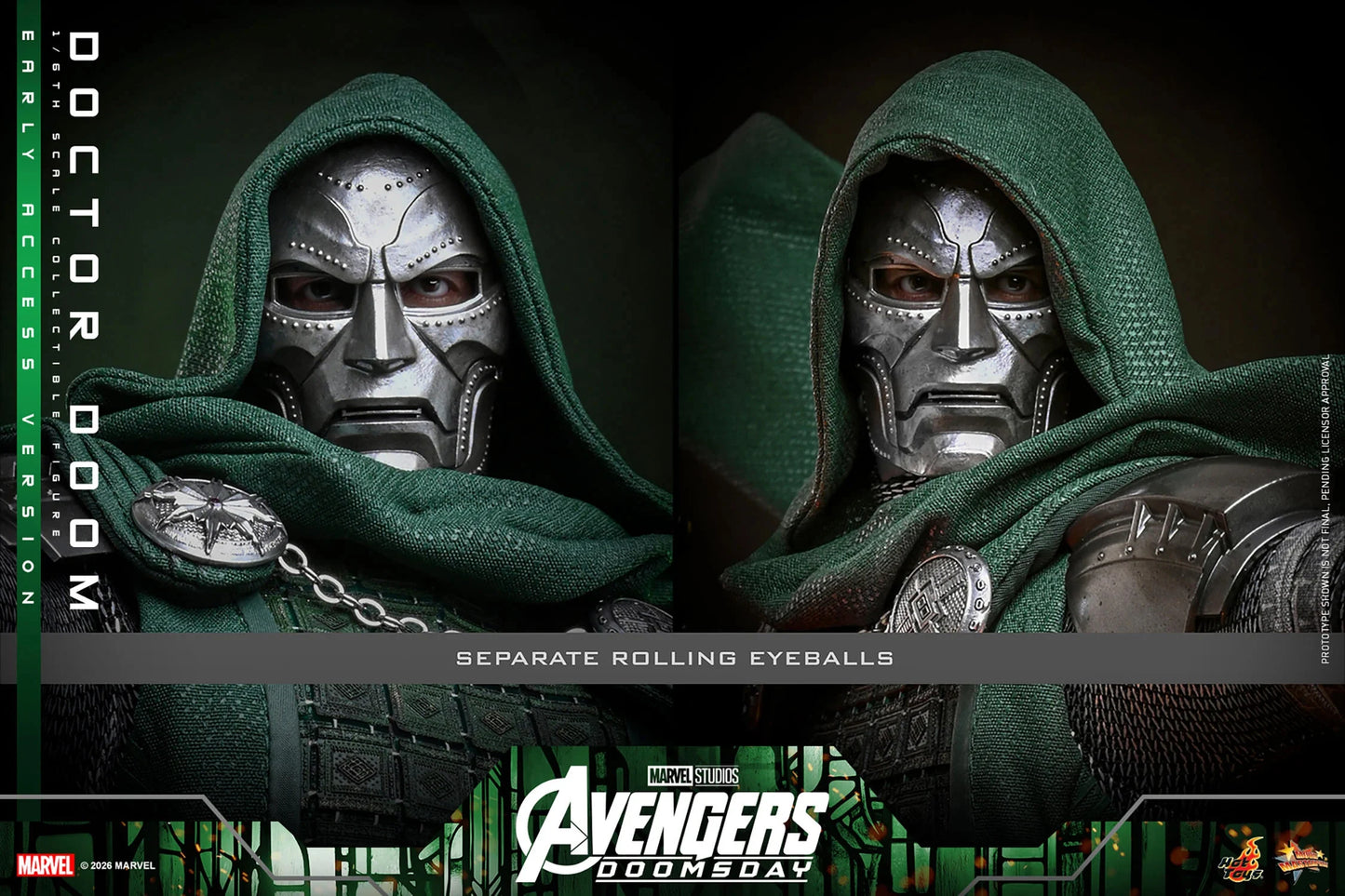 Pre-Order - Avengers: Doomsday MMS906 Doctor Doom 1/6th Scale Collectible Figure