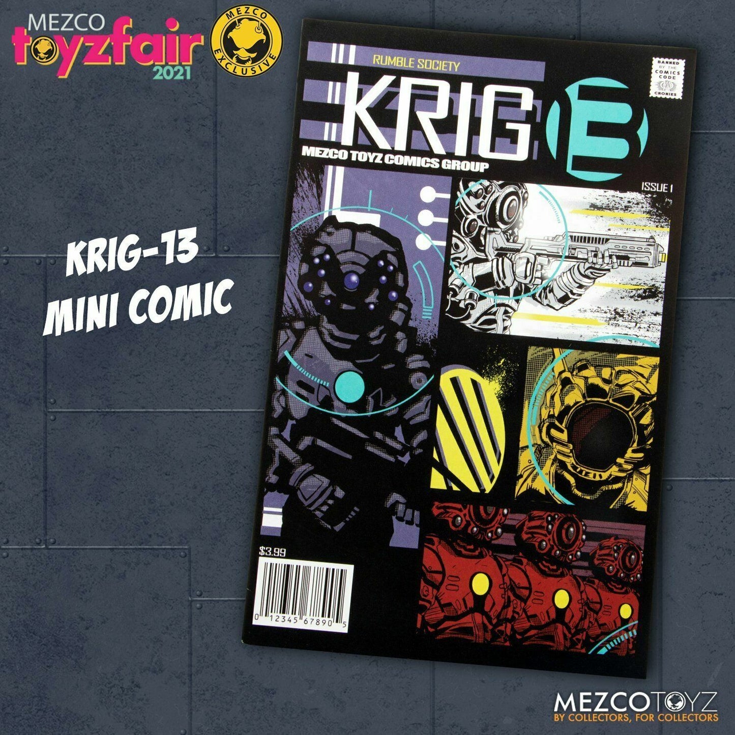One:12 Mezco Krig the Black Spartan Toyz Fair 2021: Exclusive