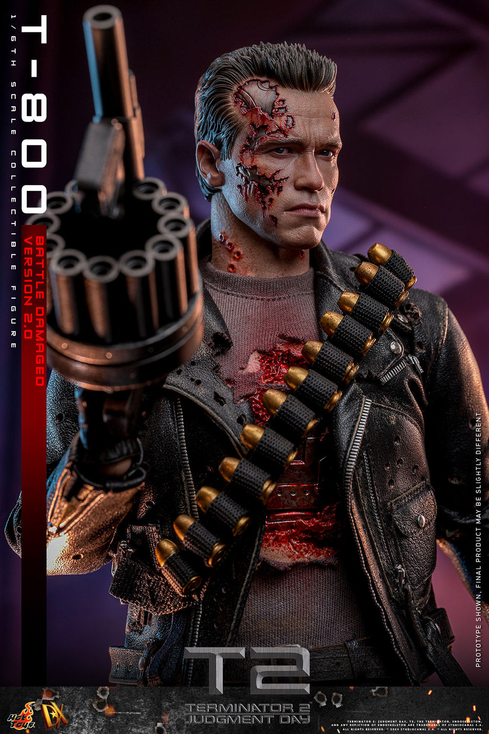 Pre-Order - Terminator 2: Judgement Day DX46 T-800 (Battle Damaged Version 2.0) 1/6th Scale Collectible Figure