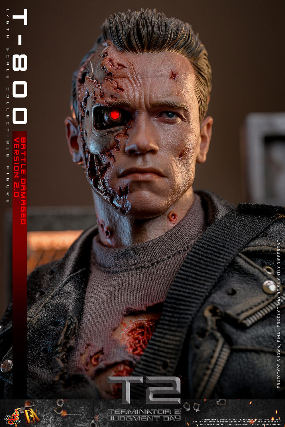 Pre-Order - Terminator 2: Judgement Day DX46 T-800 (Battle Damaged Version 2.0) 1/6th Scale Collectible Figure