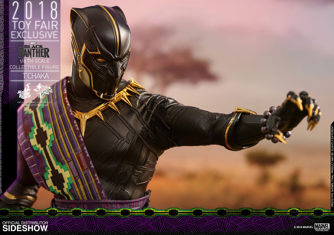 Marvel Black Panther T'Chaka MMS487 1/6TH Scale Collectible Action Marvel Black Panther T'Chaka MMS487 1/6TH Scale Collectible Action