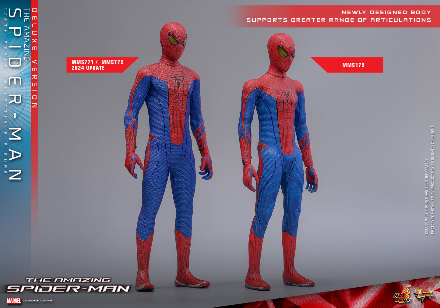 Pre-Order - The Amazing Spider-Man MMS772 Andrew Garfield Deluxe 1/6th Scale Collectible Figure