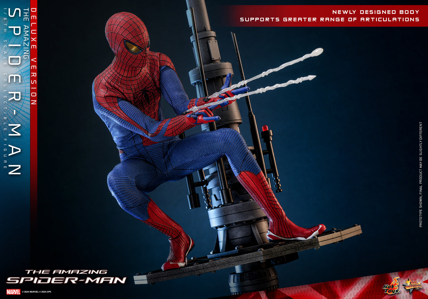 Pre-Order - The Amazing Spider-Man MMS772 Andrew Garfield Deluxe 1/6th Scale Collectible Figure