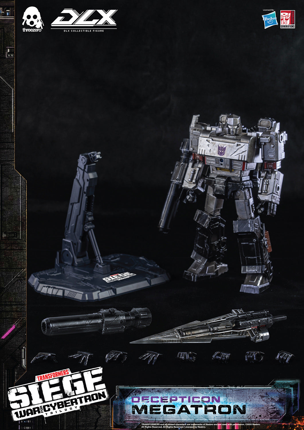 PRE-ORDER - Transformers: War for Megatron DLX Trilogy DLX - Reissue