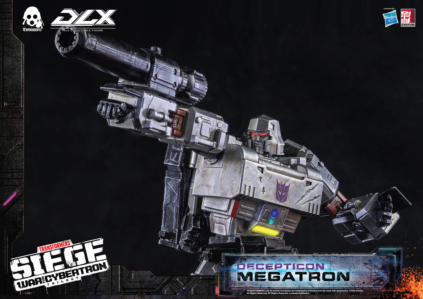 PRE-ORDER - Transformers: War for Megatron DLX Trilogy DLX - Reissue