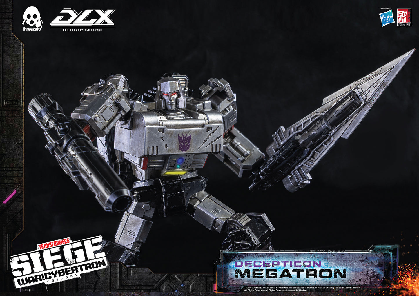 PRE-ORDER - Transformers: War for Megatron DLX Trilogy DLX - Reissue