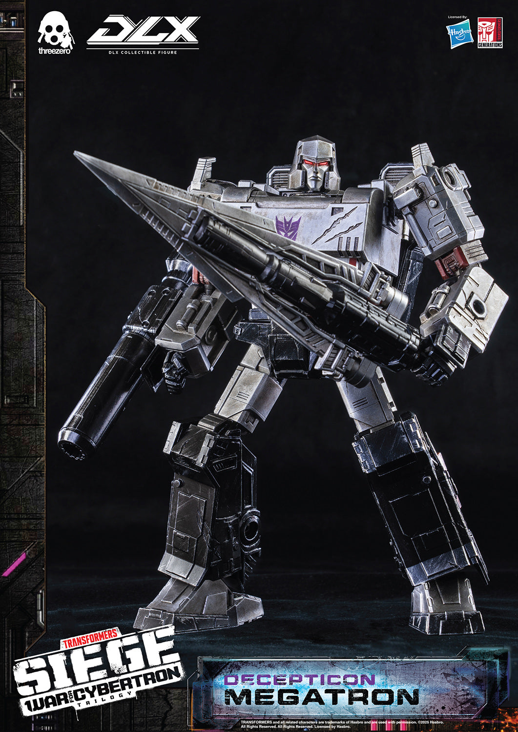 PRE-ORDER - Transformers: War for Megatron DLX Trilogy DLX - Reissue