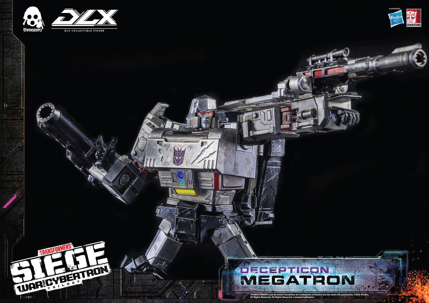 PRE-ORDER - Transformers: War for Megatron DLX Trilogy DLX - Reissue