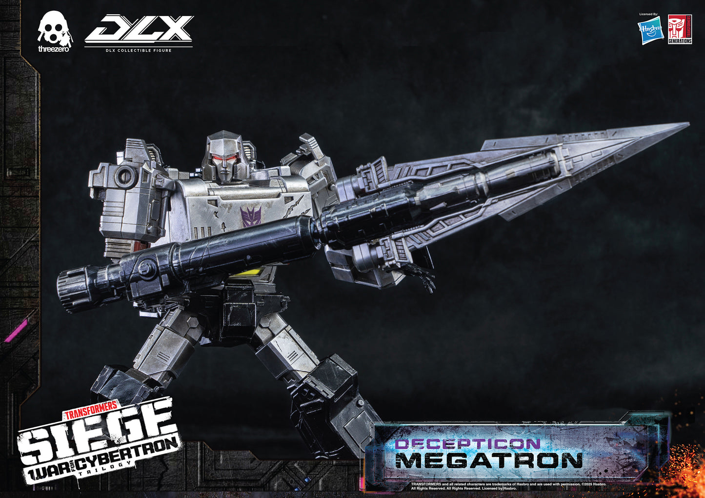 PRE-ORDER - Transformers: War for Megatron DLX Trilogy DLX - Reissue