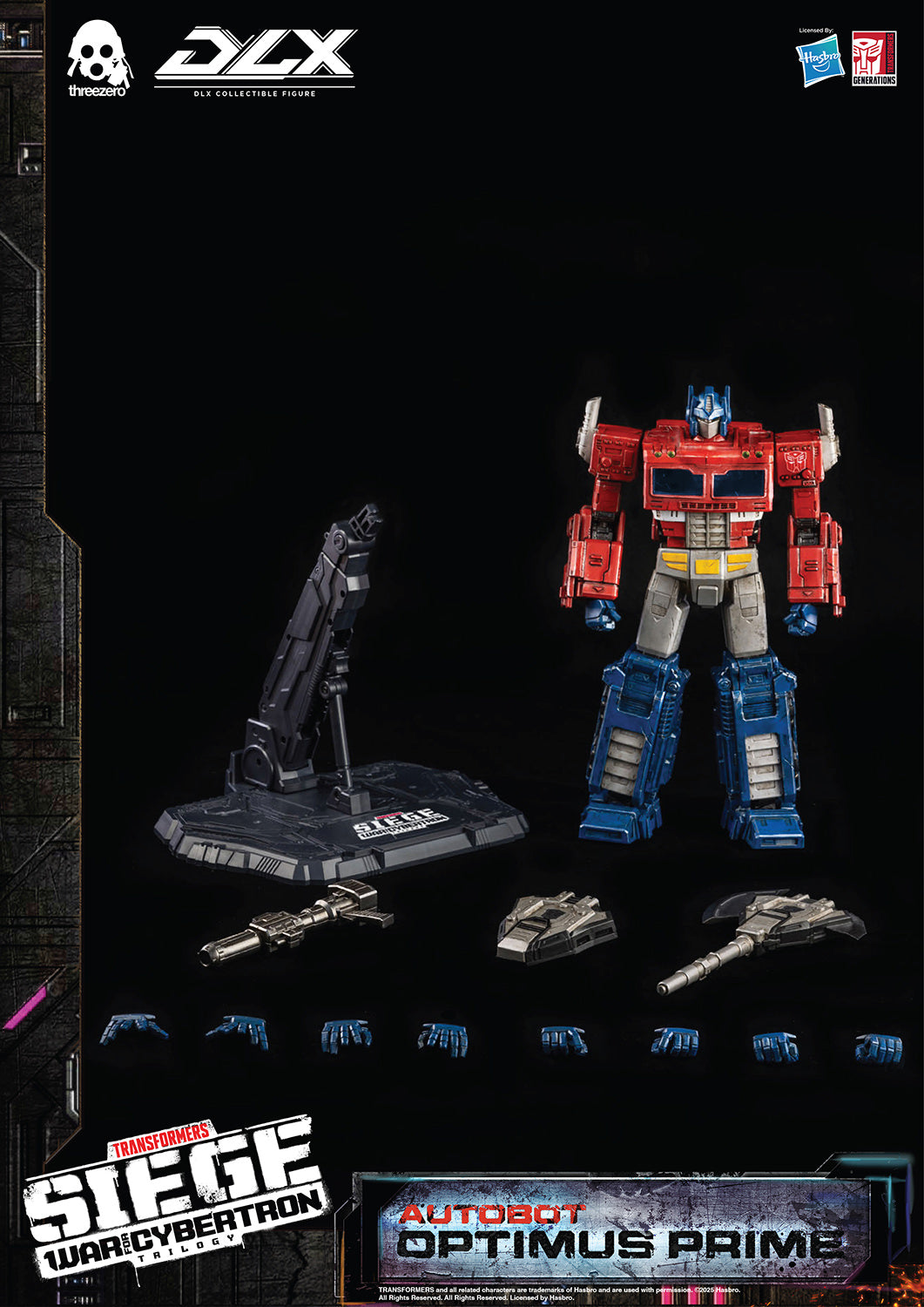 PRE-ORDER - Transformers: War for Cybertron Trilogy DLX Optimus Prime - Reissue