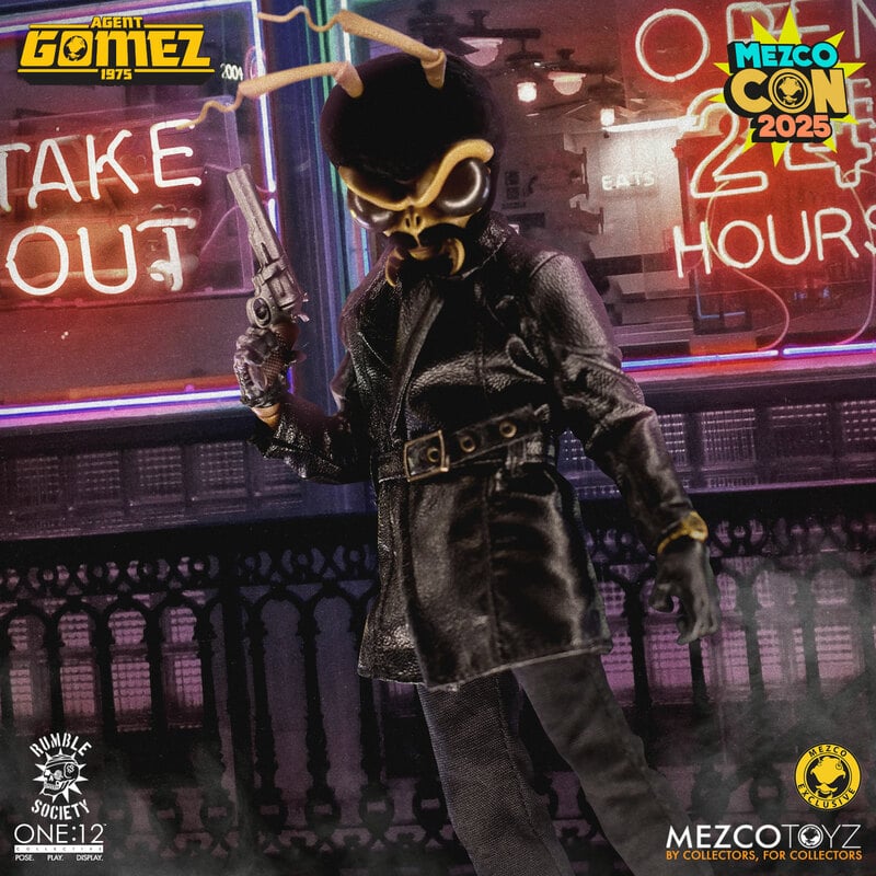 Mezco One:12 Collective Agent Gomez: 1975 SDCC 2025 Exclusive