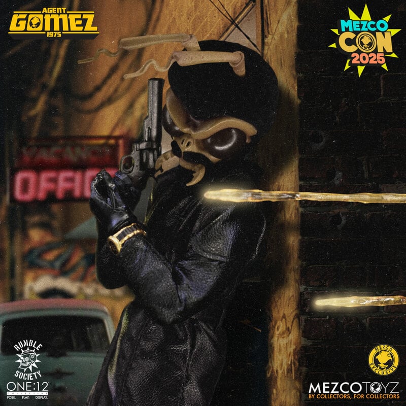 Mezco One:12 Collective Agent Gomez: 1975 SDCC 2025 Exclusive