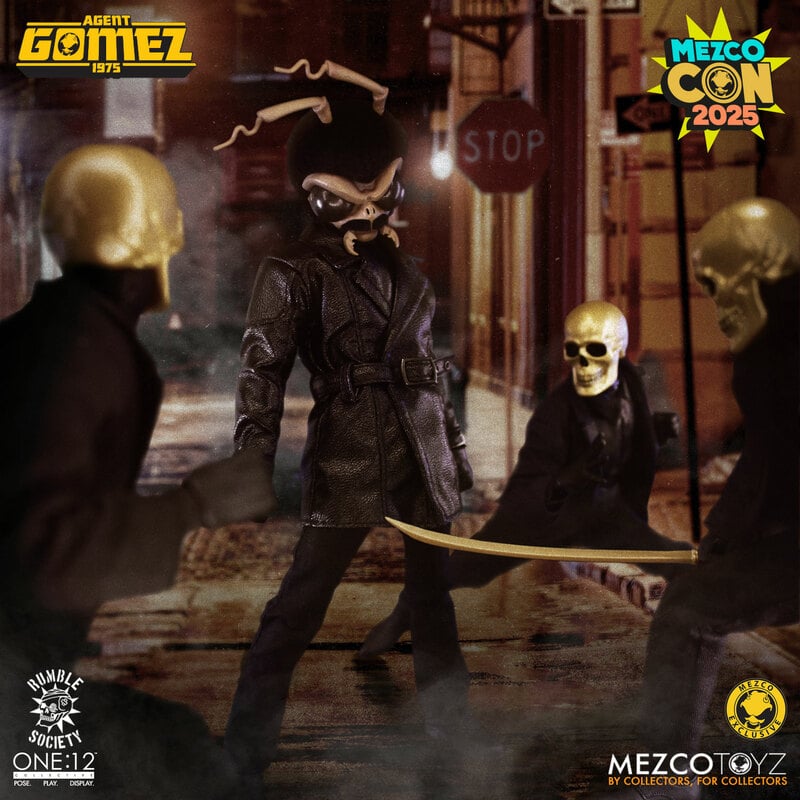 Mezco One:12 Collective Agent Gomez: 1975 SDCC 2025 Exclusive
