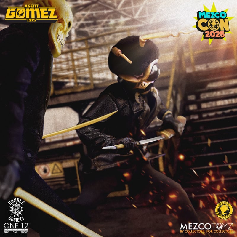 Mezco One:12 Collective Agent Gomez: 1975 SDCC 2025 Exclusive