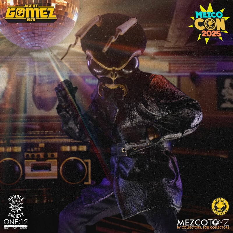 Mezco One:12 Collective Agent Gomez: 1975 SDCC 2025 Exclusive