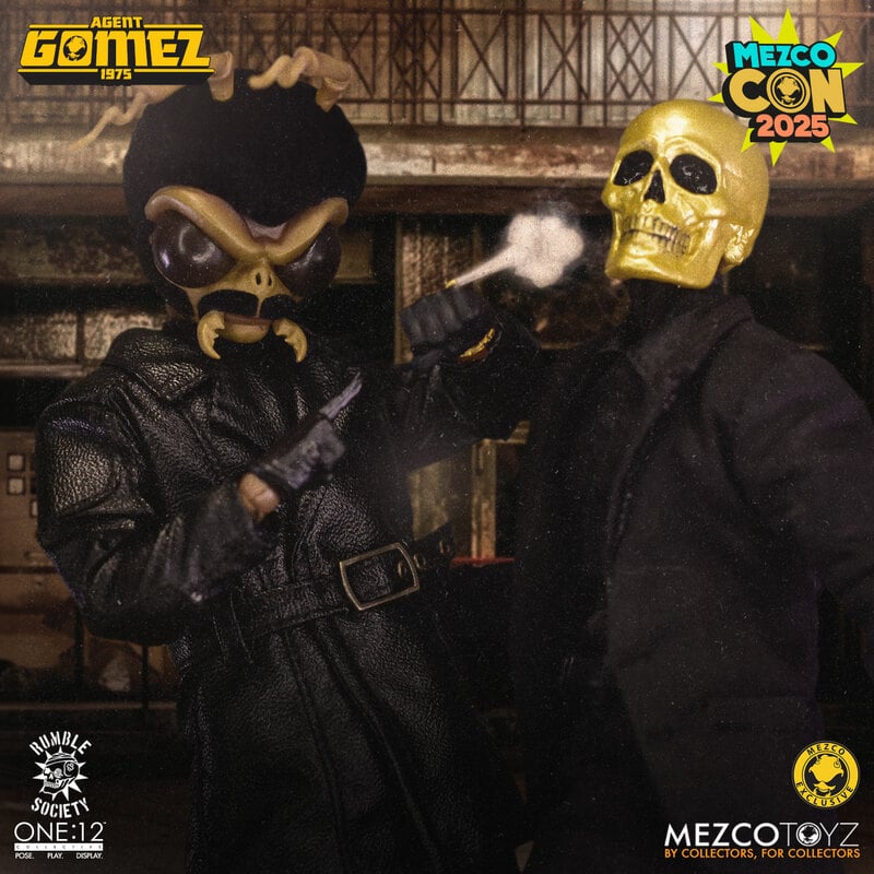 Mezco One:12 Collective Agent Gomez: 1975 SDCC 2025 Exclusive