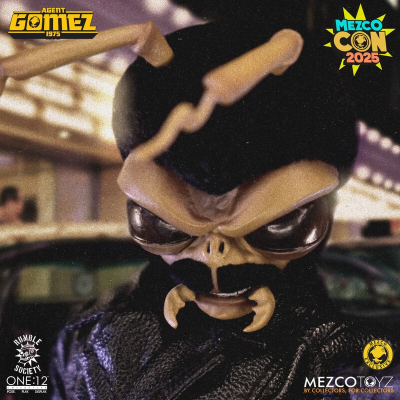 Mezco One:12 Collective Agent Gomez: 1975 SDCC 2025 Exclusive