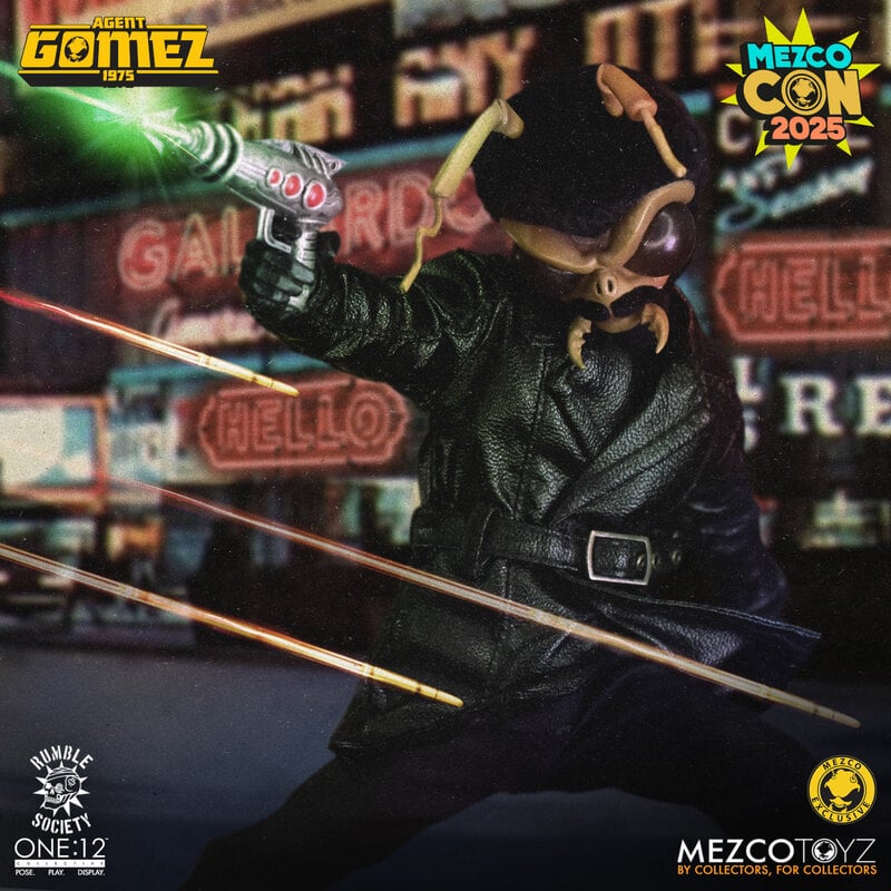 Mezco One:12 Collective Agent Gomez: 1975 SDCC 2025 Exclusive