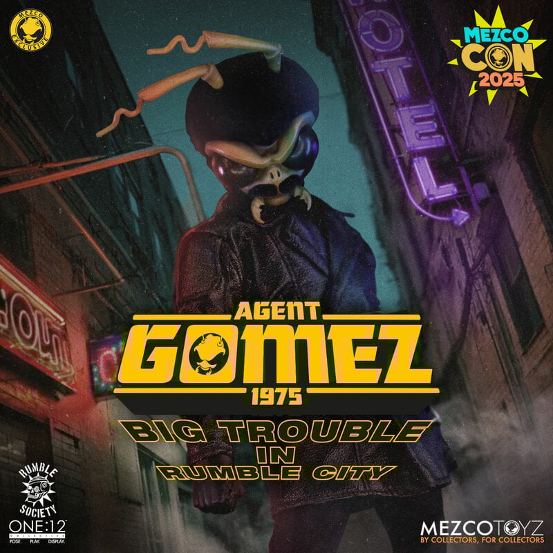Mezco One:12 Collective Agent Gomez: 1975 SDCC 2025 Exclusive