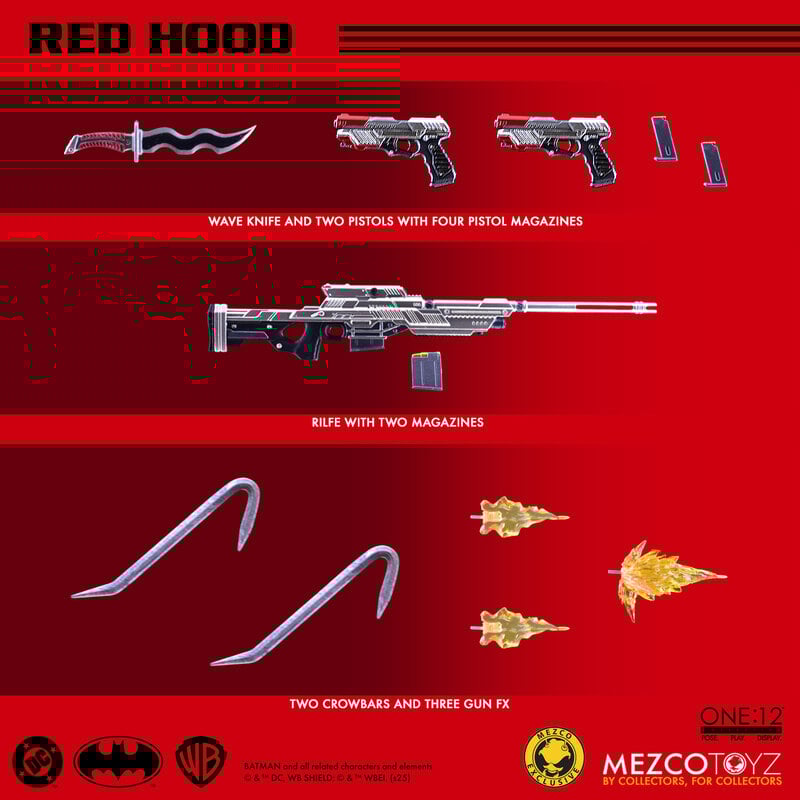 DC Comics One:12 Collective Red Hood - NYCC 2025 Exclusive