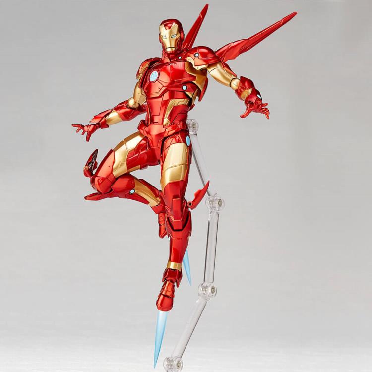 Marvel Amazing Yamaguchi Revoltech No.013 Iron Man (Bleeding Edge Armor)