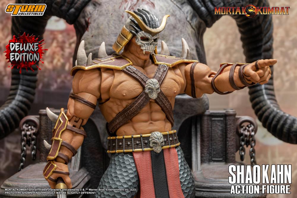PRE-ORDER Mortal Kombat Shao Kahn w/Throne (Deluxe Ver.) 1/12 Scale Figure