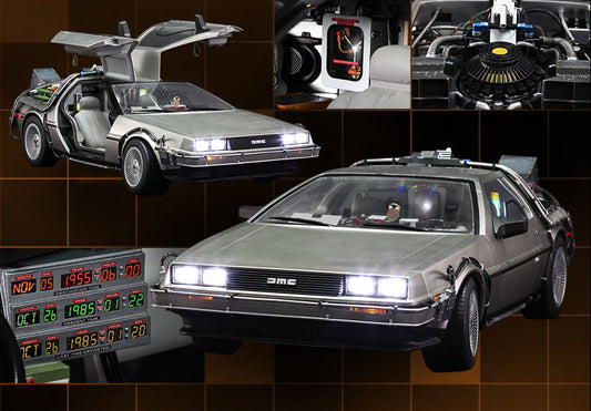 Back to the Future MMS260 DeLorean Time Machine 1/6th Scale Collectible Vehicle