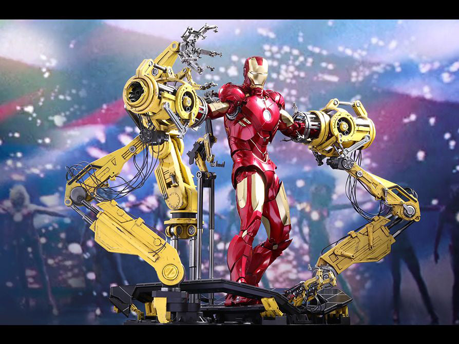 Iron Man 2 MMS462D22 Iron Man Mark IV 1/6th Scale Figure with Suit-Up Gantry