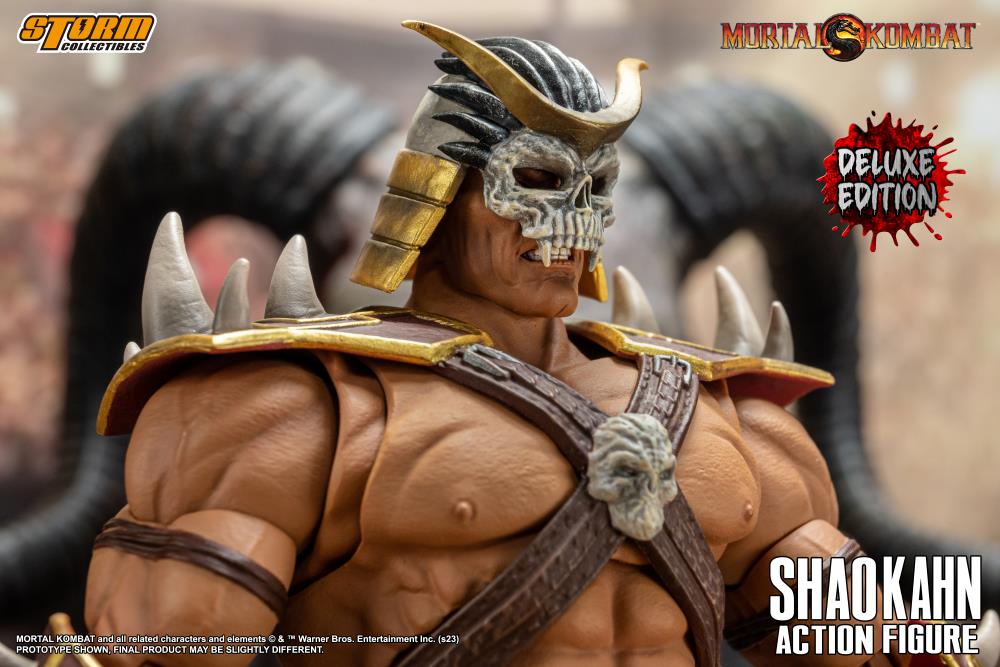PRE-ORDER Mortal Kombat Shao Kahn w/Throne (Deluxe Ver.) 1/12 Scale Figure
