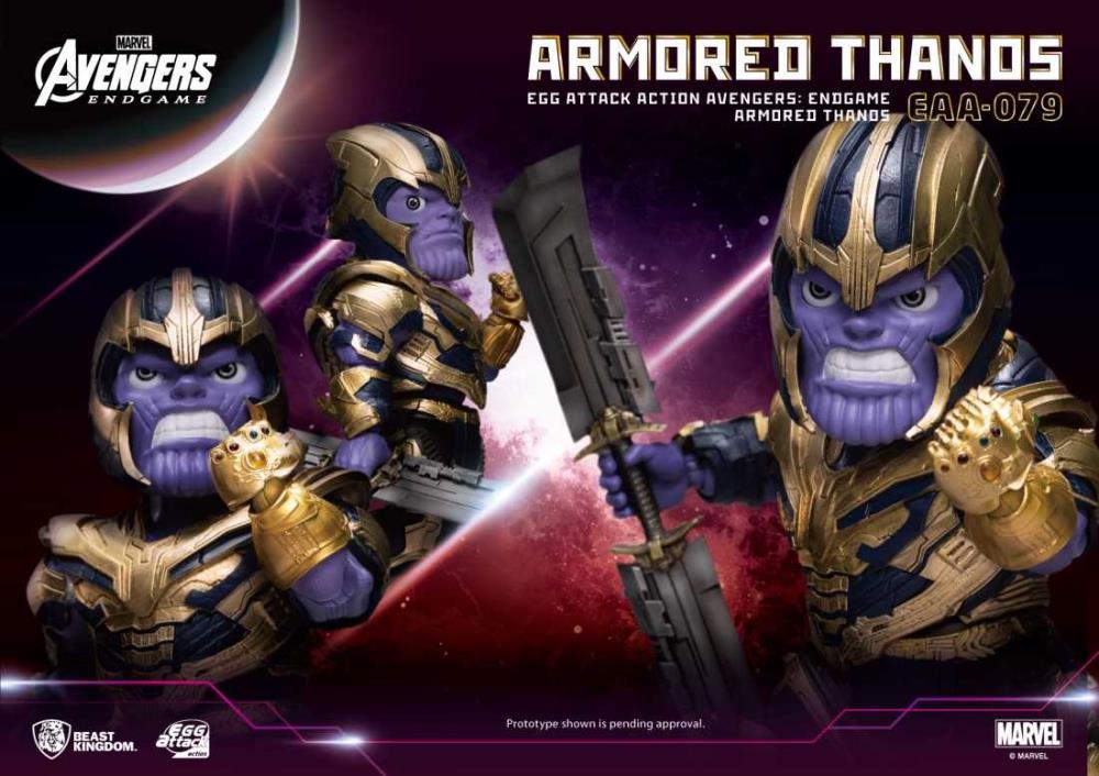 Endgame Egg Attack Action EAA-079 Thanos PX Previews Exclusive (DAMAGED BOX)